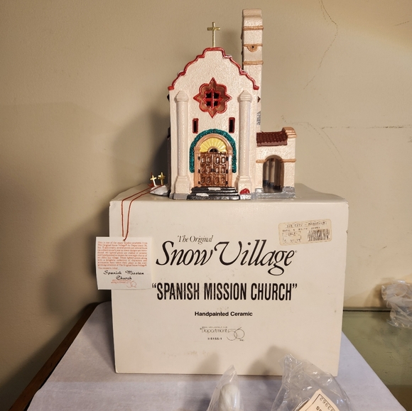 Department 56 Other - Retired Department 56 Spanish Mission Church In Original Box